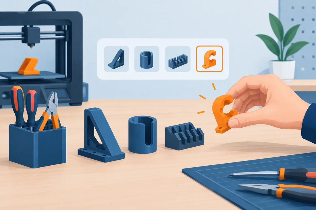 3D-geprinte gereedschapshulpstukken kiezen