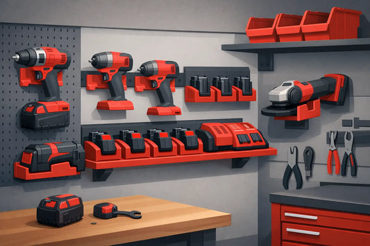 Milwaukee accuhouders voor een strakke werkplaats