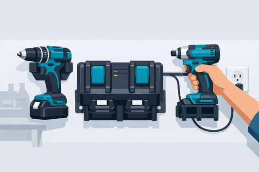 Makita wandhouder acculader kiezen en monteren