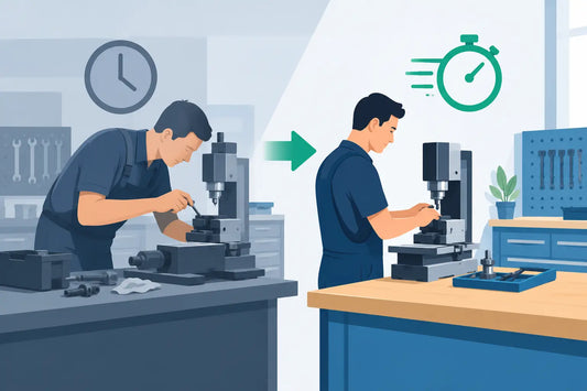 Praktijkcase sneller machine instellen op de werkbank