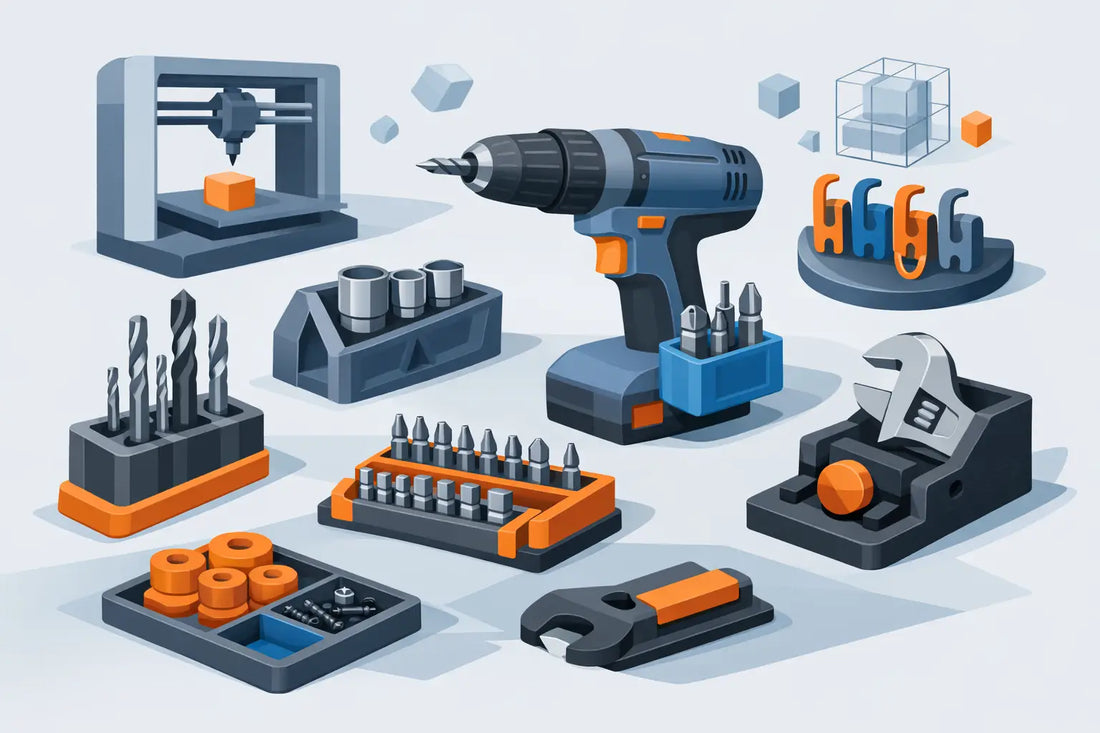 3D geprinte gereedschap accessoires die werken