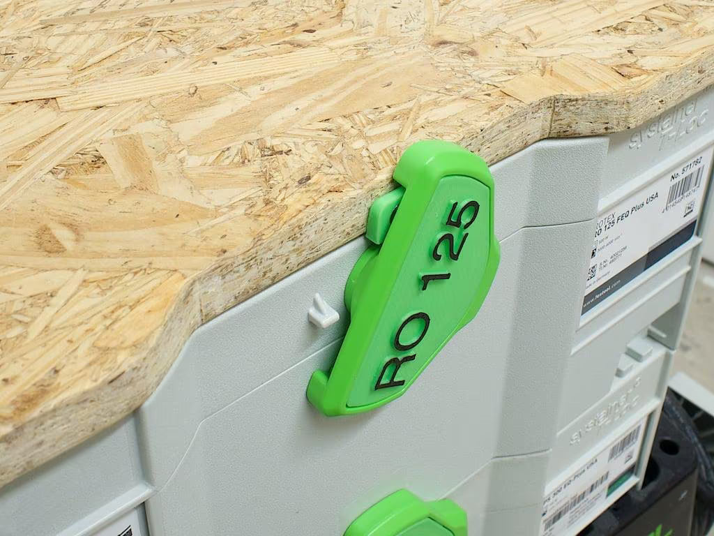 Festool systainer montage werkbank