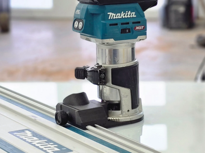 Makita railadapter bovenfrees met stofafzuiging