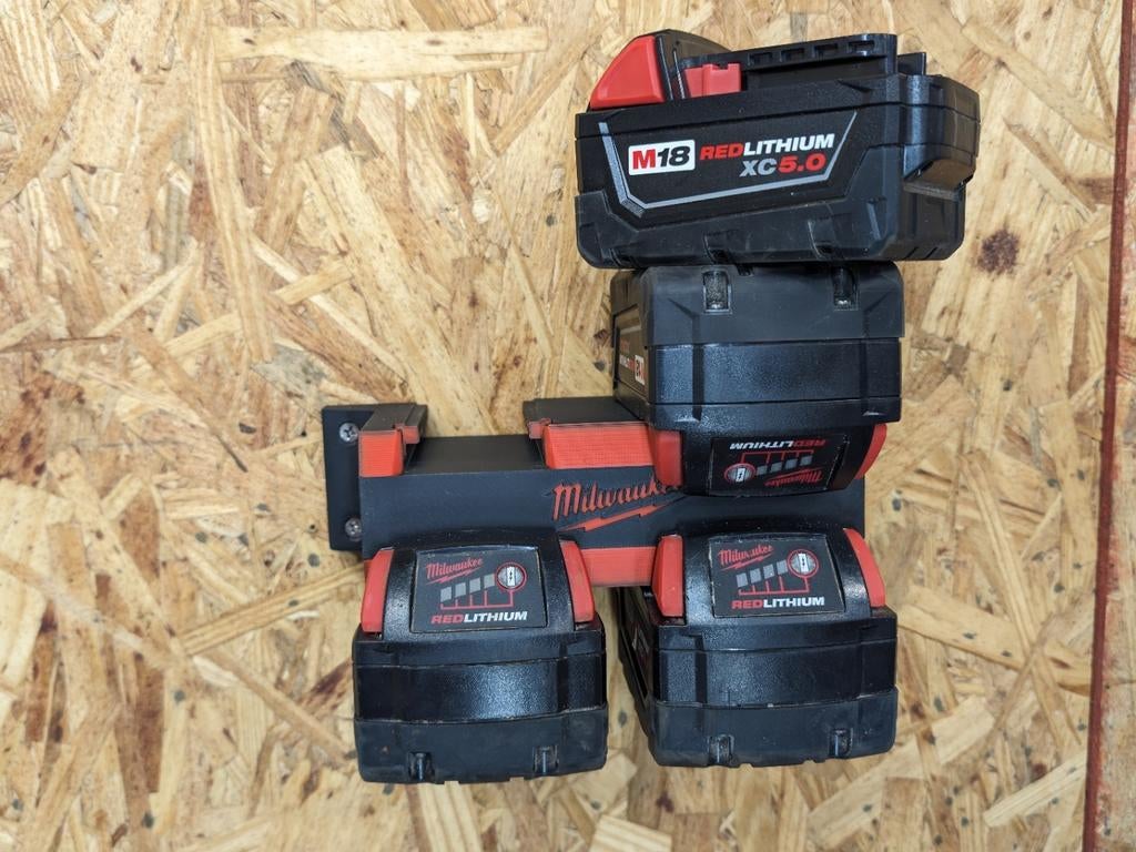Milwaukee M18 accu houder