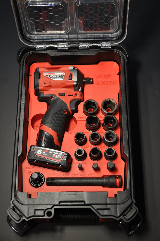 Milwaukee Packout insert voor M12 Slagmoersleutel FIWF12-0 1/2