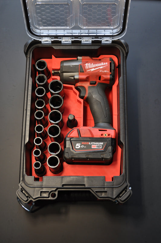 Milwaukee Packout insert voor M18 Slagschroevendraaier Mid-Torque FMTIW2F12-0/FMTIWPF12-0