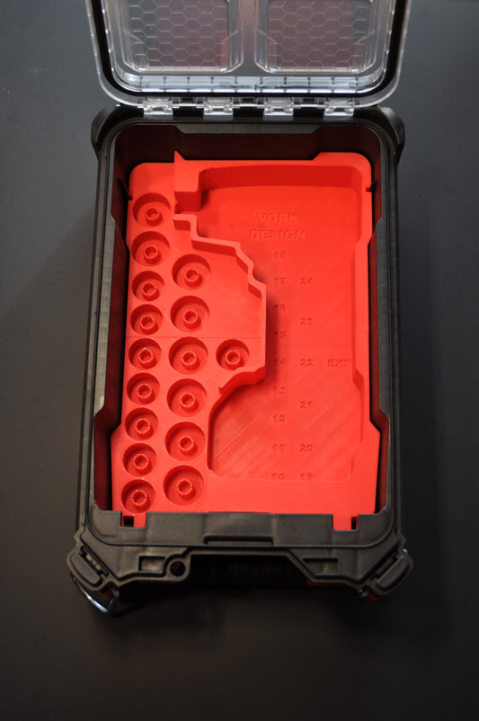 Milwaukee Packout Insert – M18 FUEL Mid-Torque Impact Wrench (2960-20 &amp; 2962-20)
