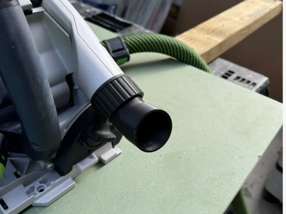 Festool TS55, TSC55, HK55, HKC55 stofafzuigadapter – hoekverandering